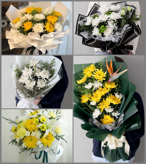 陕西西安市阎良区振兴街道白事花束代送